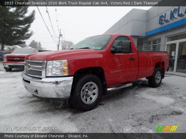 2013 Chevrolet Silverado 1500 Work Truck Regular Cab 4x4 in Victory Red