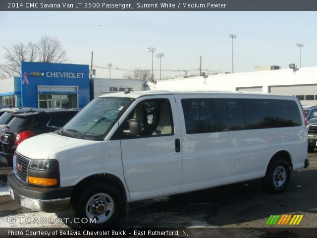 2014 GMC Savana Van LT 3500 Passenger in Summit White