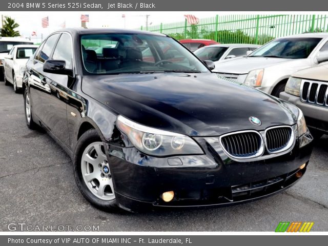 2004 BMW 5 Series 525i Sedan in Jet Black