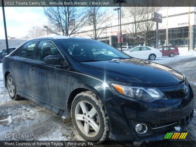 2012 Toyota Camry SE in Attitude Black Metallic
