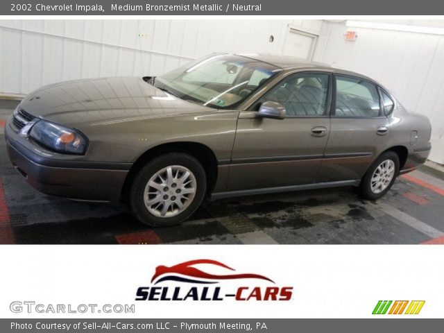 2002 Chevrolet Impala  in Medium Bronzemist Metallic