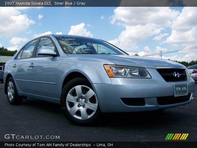 2007 Hyundai Sonata GLS in Silver Blue