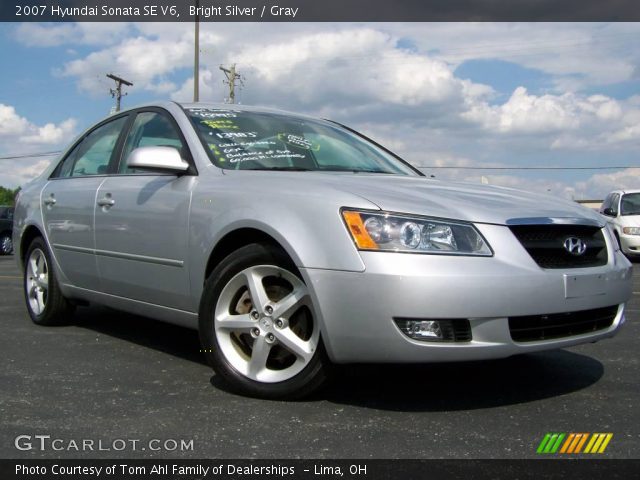 2007 Hyundai Sonata SE V6 in Bright Silver