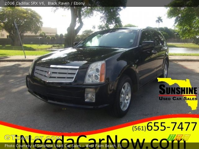 2006 Cadillac SRX V6 in Black Raven