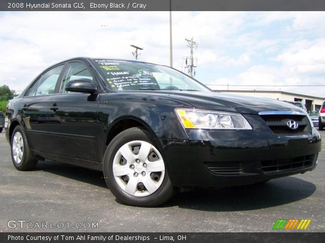 2008 Hyundai Sonata GLS in Ebony Black