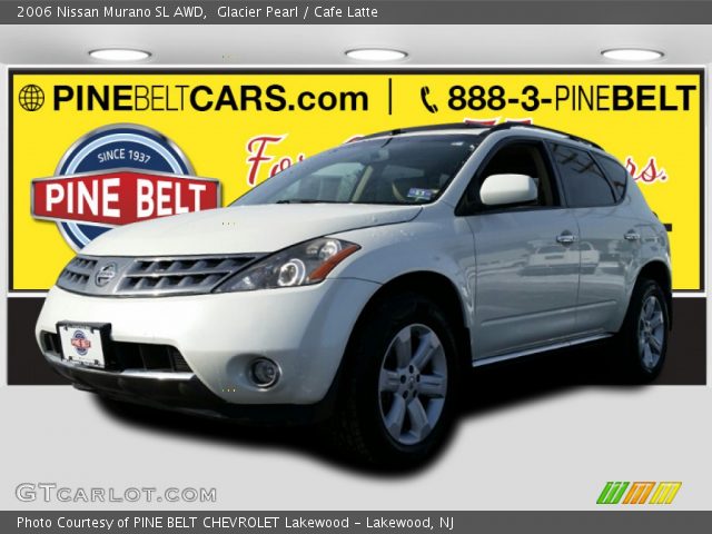 2006 Nissan Murano SL AWD in Glacier Pearl