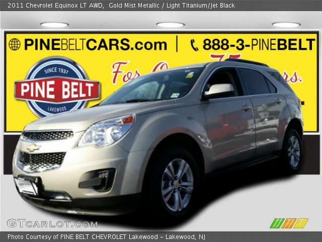 2011 Chevrolet Equinox LT AWD in Gold Mist Metallic