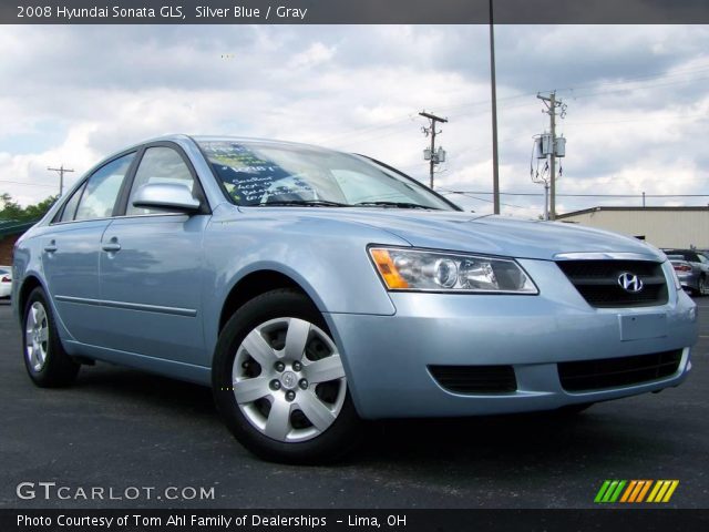 2008 Hyundai Sonata GLS in Silver Blue