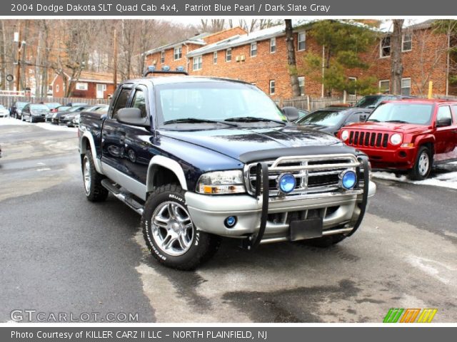 2004 Dodge Dakota SLT Quad Cab 4x4 in Patriot Blue Pearl