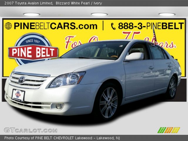 2007 Toyota Avalon Limited in Blizzard White Pearl