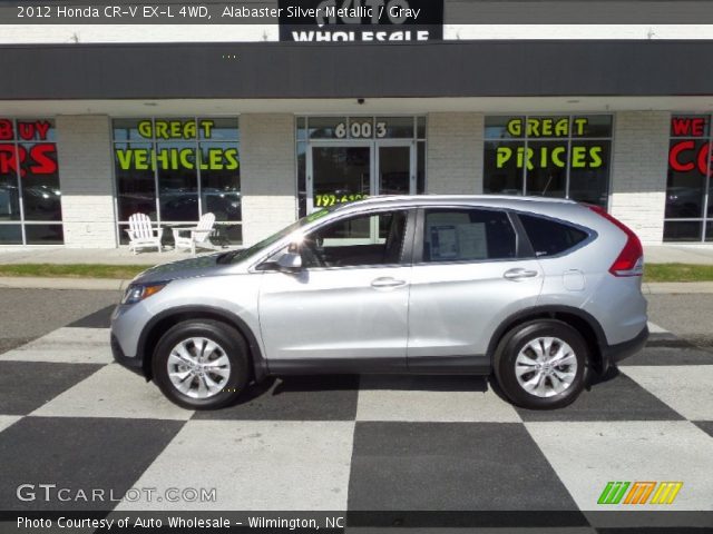 2012 Honda CR-V EX-L 4WD in Alabaster Silver Metallic