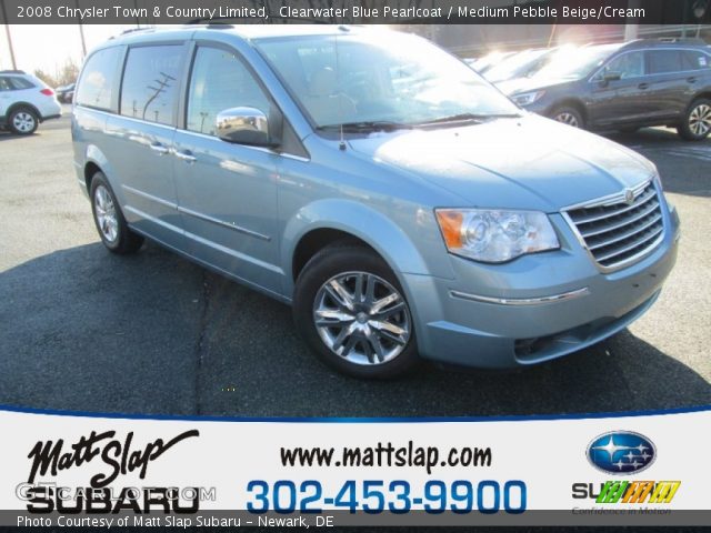 2008 Chrysler Town & Country Limited in Clearwater Blue Pearlcoat