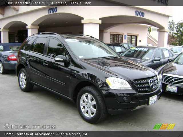 2006 Mercedes-Benz ML 350 4Matic in Black