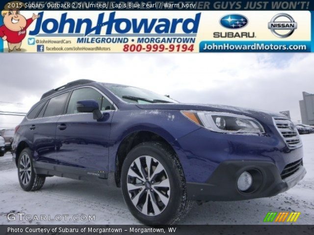 2015 Subaru Outback 2.5i Limited in Lapis Blue Pearl
