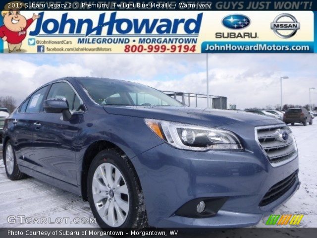 2015 Subaru Legacy 2.5i Premium in Twilight Blue Metallic