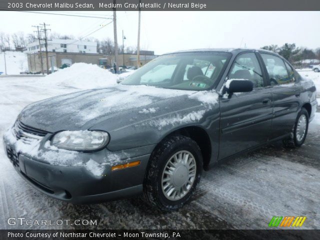 2003 Chevrolet Malibu Sedan in Medium Gray Metallic