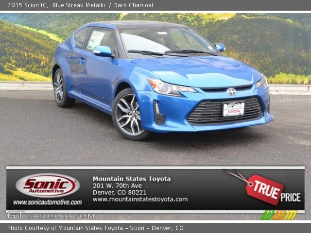 2015 Scion tC  in Blue Streak Metallic