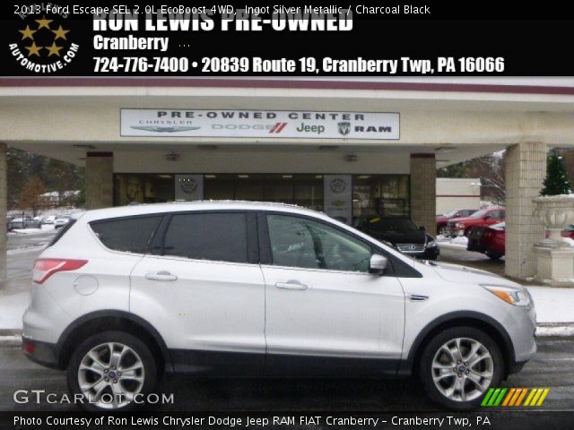 2013 Ford Escape SEL 2.0L EcoBoost 4WD in Ingot Silver Metallic