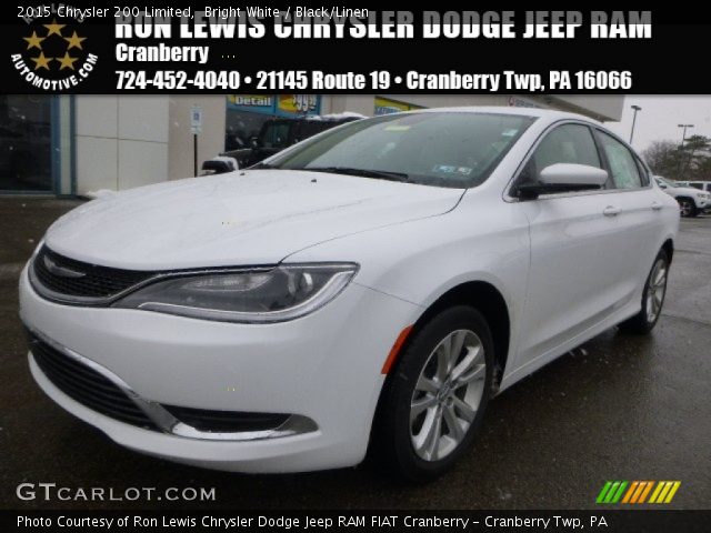 2015 Chrysler 200 Limited in Bright White