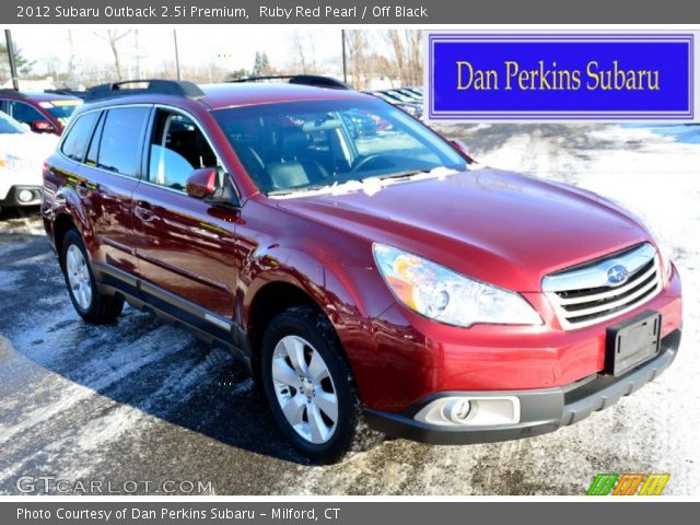 2012 Subaru Outback 2.5i Premium in Ruby Red Pearl