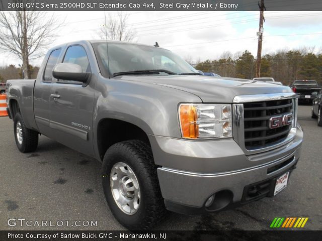2008 GMC Sierra 2500HD SLT Extended Cab 4x4 in Steel Gray Metallic