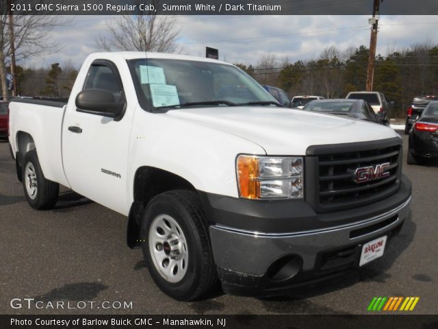 2011 GMC Sierra 1500 Regular Cab in Summit White