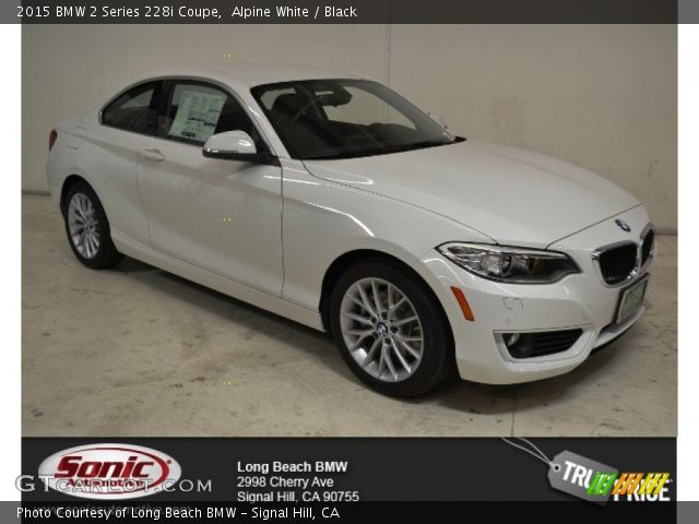 2015 BMW 2 Series 228i Coupe in Alpine White