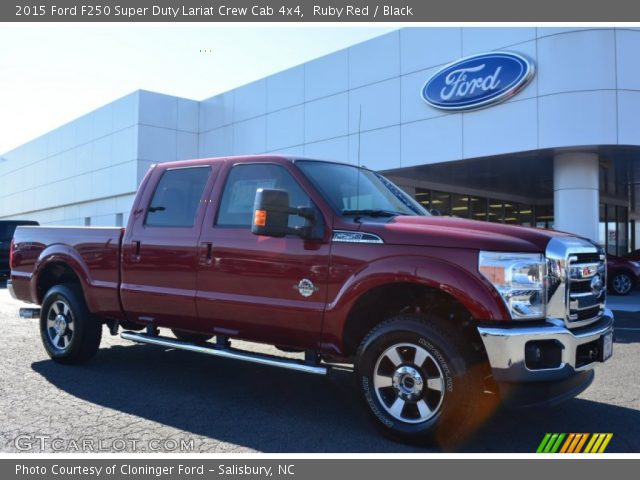 2015 Ford F250 Super Duty Lariat Crew Cab 4x4 in Ruby Red