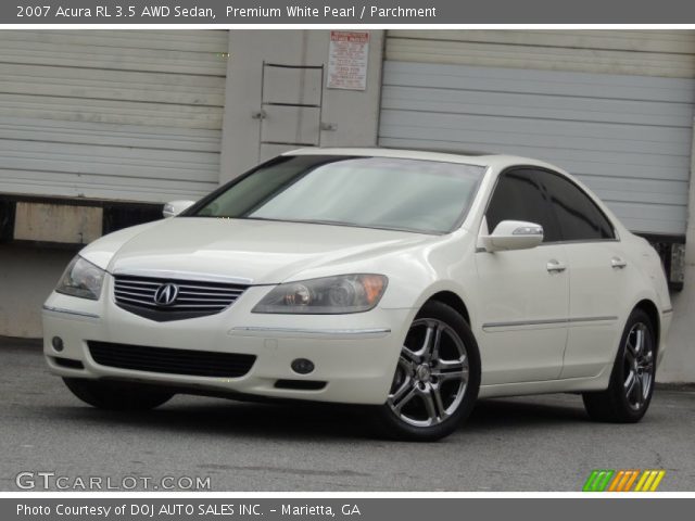 2007 Acura RL 3.5 AWD Sedan in Premium White Pearl