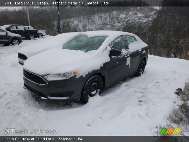 2015 Ford Focus S Sedan in Magnetic Metallic