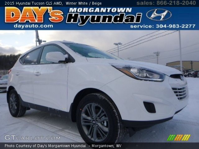 2015 Hyundai Tucson GLS AWD in Winter White