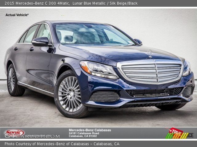 2015 Mercedes-Benz C 300 4Matic in Lunar Blue Metallic