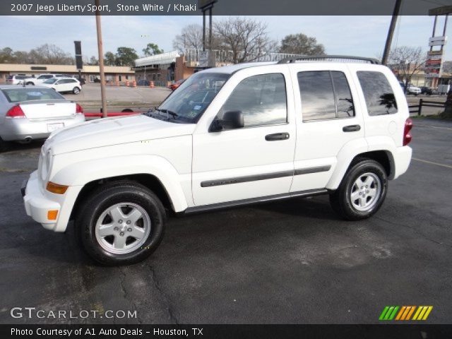 2007 Jeep Liberty Sport in Stone White