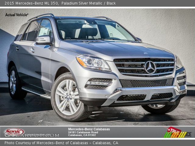 2015 Mercedes-Benz ML 350 in Paladium Silver Metallic