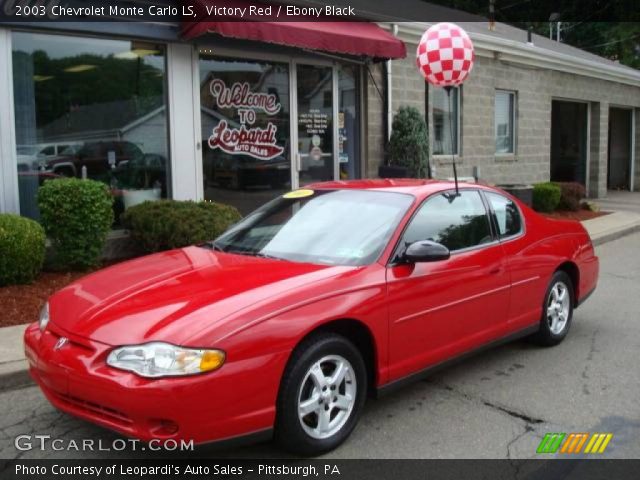 2003 Chevrolet Monte Carlo LS in Victory Red