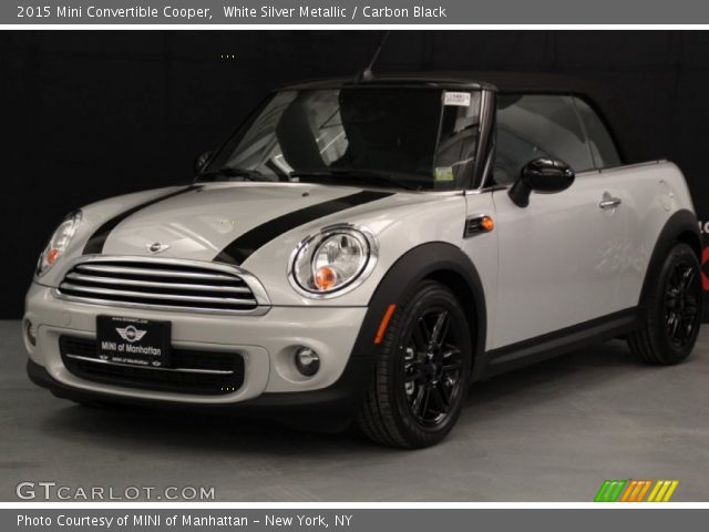 2015 Mini Convertible Cooper in White Silver Metallic