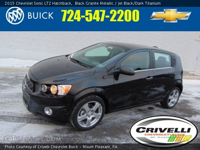2015 Chevrolet Sonic LTZ Hatchback in Black Granite Metallic