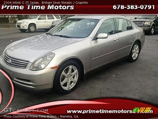 2004 Infiniti G 35 Sedan in Brilliant Silver Metallic