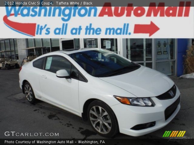 2012 Honda Civic Si Coupe in Taffeta White