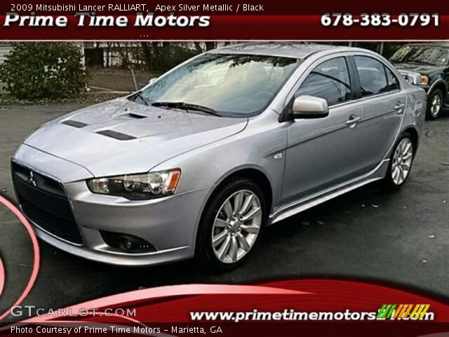 2009 Mitsubishi Lancer RALLIART in Apex Silver Metallic