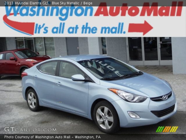 2013 Hyundai Elantra GLS in Blue Sky Metallic