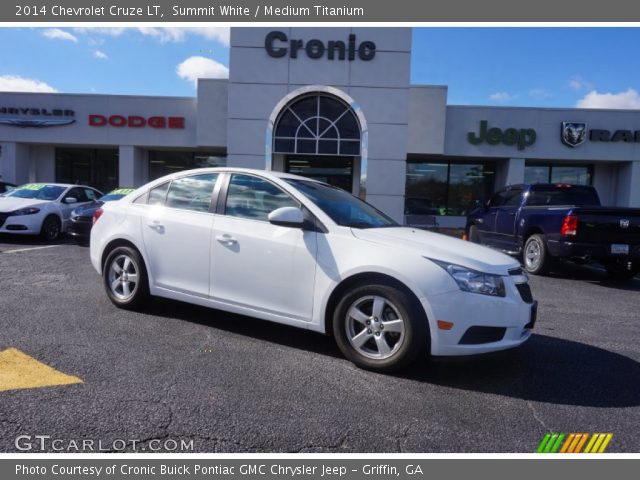 2014 Chevrolet Cruze LT in Summit White
