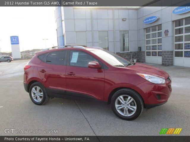 2012 Hyundai Tucson GLS AWD in Garnet Red