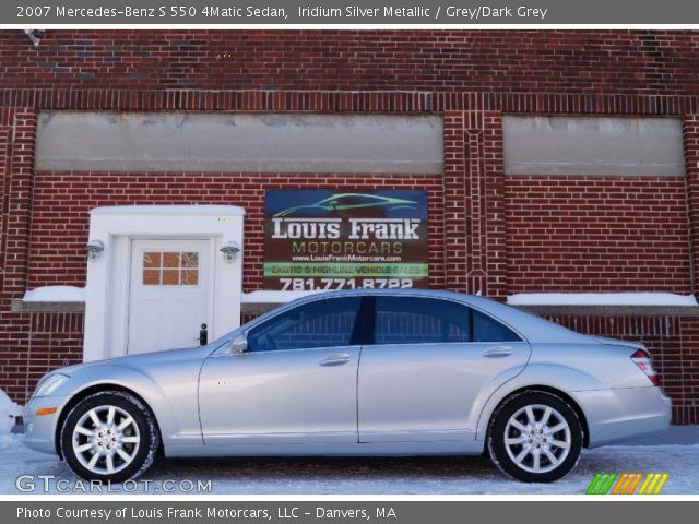 2007 Mercedes-Benz S 550 4Matic Sedan in Iridium Silver Metallic