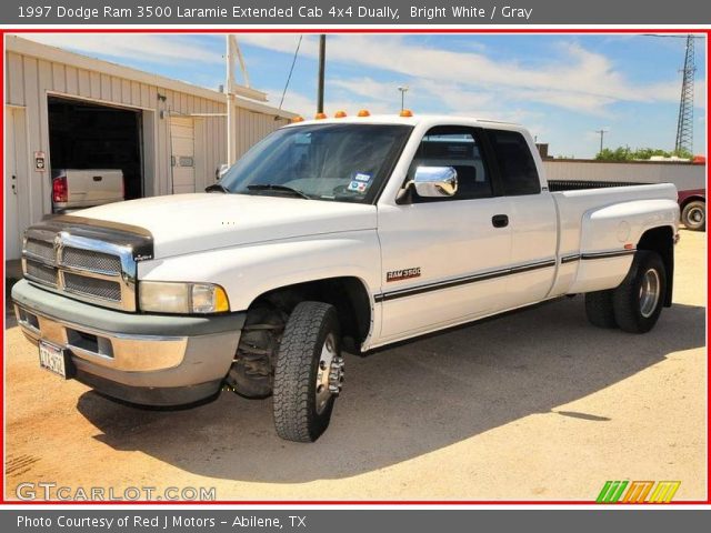 1997 Dodge Ram 3500 Laramie Extended Cab 4x4 Dually in Bright White