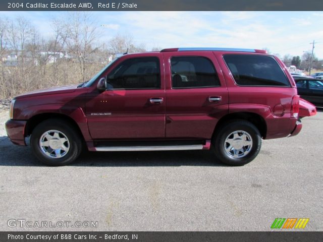 2004 Cadillac Escalade AWD in Red E