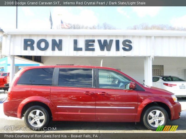 2008 Dodge Grand Caravan SXT in Inferno Red Crystal Pearl