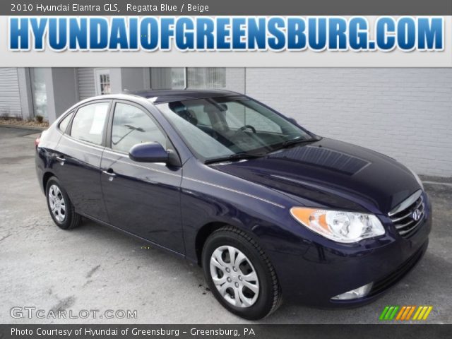 2010 Hyundai Elantra GLS in Regatta Blue