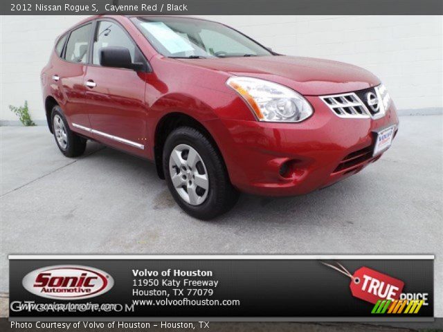 2012 Nissan Rogue S in Cayenne Red