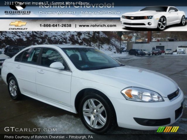 2011 Chevrolet Impala LT in Summit White